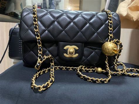 chanel wallet on chain ball